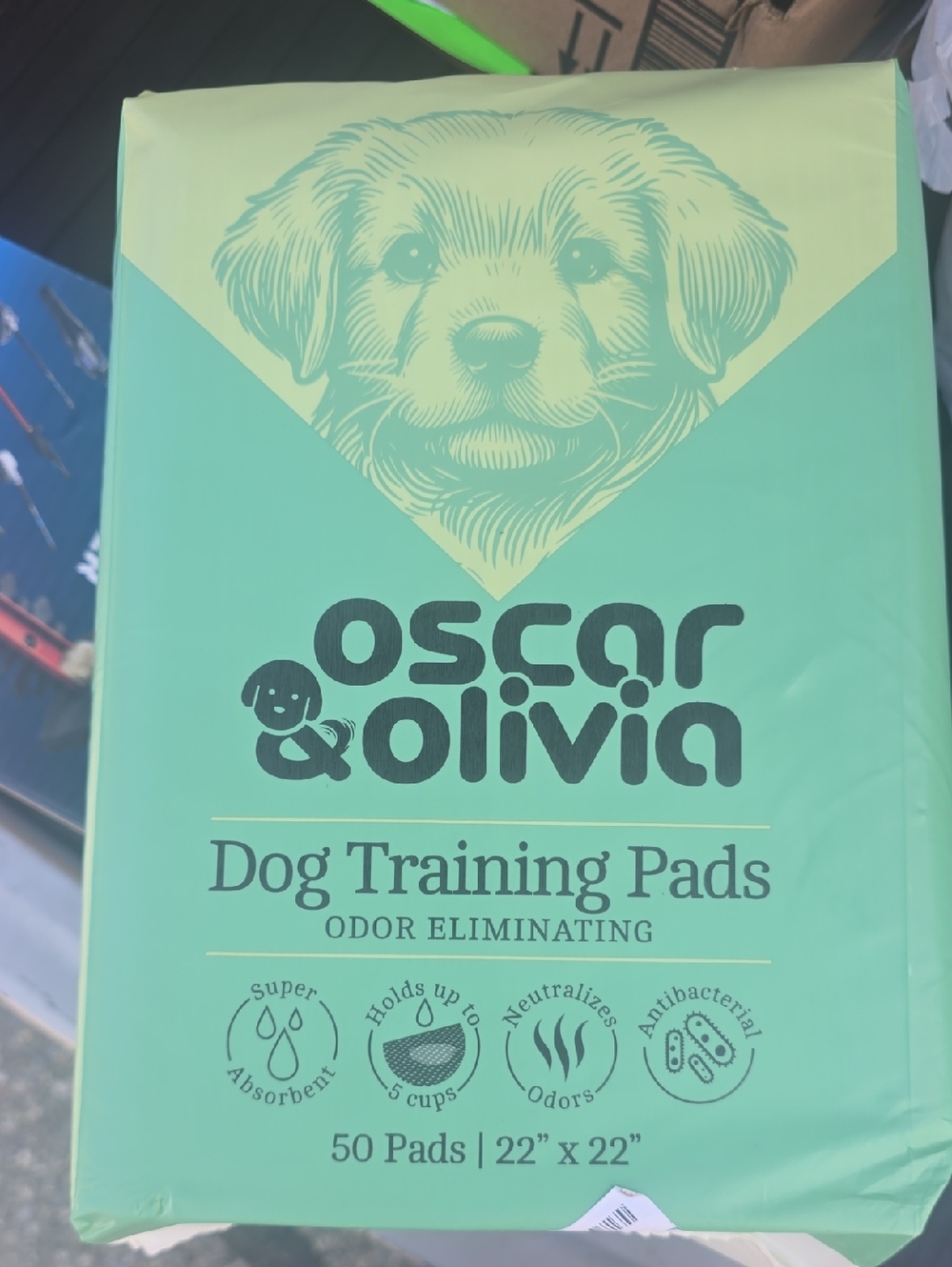 Green Dog Training Pads - Odor Eliminating
